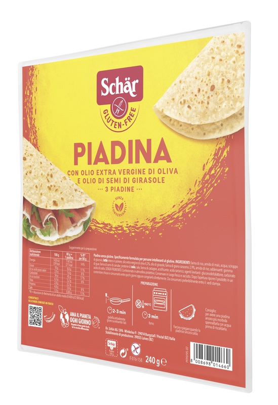 SCHAR PIADINA 3 PEZZI DA 80 G - pharmaonline24.it