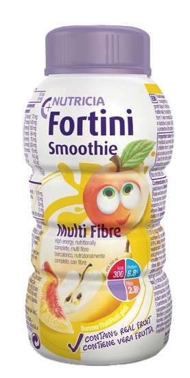 FORTINI SMOOTHIE MULTI FIBRE GUSTO FRUTTI GIALLI 200 ML - pharmaonline24.it