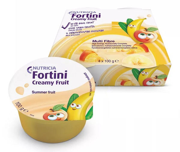 FORTINI CREAMY FRUIT MULTI FIBRE FRUTTI GIALLI 4X100 G - pharmaonline24.it