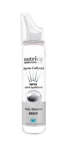 NUTRIVA ARGENTO COLLOIDALE NASO/ORECCHIE 100 ML - pharmaonline24.it