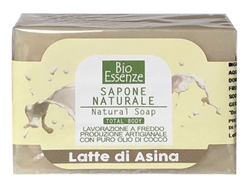 BIO ESSENZE SAPONE NATURALE LATTE DI ASINA 100 G - pharmaonline24.it