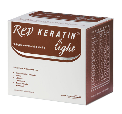 REV KERATIN LIGHT 30 BUSTE 120 G - pharmaonline24.it
