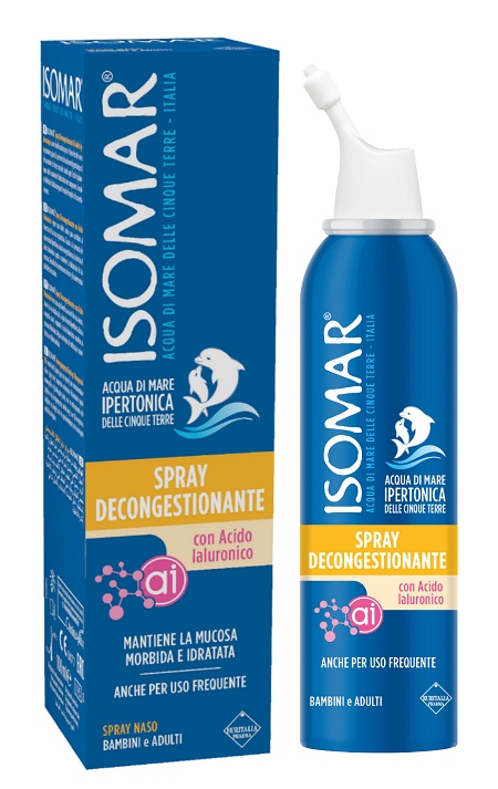 ISOMAR SPRAY DECONGESTIONANTE ACIDO IALURONICO 100 ML - pharmaonline24.it