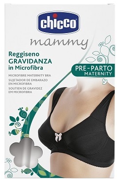 CHICCO MAMMY REGGISENO MICROFIBRA GRAVIDANZA NERO 3C - pharmaonline24.it