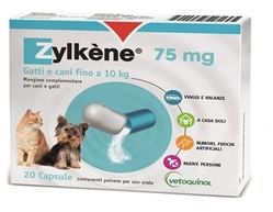 ZYLKENE CANI E GATTI FINO A 10KG 20 CAPSULE 75 MG - pharmaonline24.it