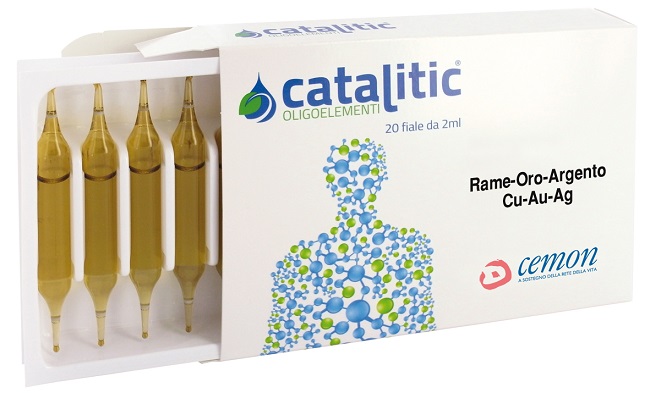 CATALITIC OLIGOELEMENTI RAME ORO ARGENTO CU-AU-AG 20 AMPOLLE - pharmaonline24.it