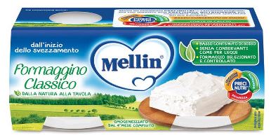 MELLIN BABY FORMAGGINO CLASSICO 2 X 80 G - pharmaonline24.it