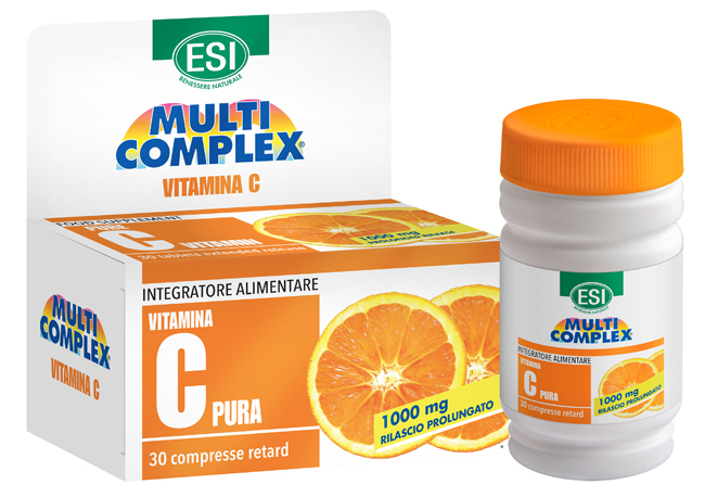 ESI MULTICOMPLEX VITAMINA C PURA 1000 MG RETARD 30 COMPRESSE - pharmaonline24.it