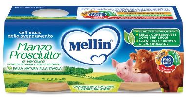 MELLIN OMOGENEIZZATO MANZO PROSCIUTTO CON VERDURE - pharmaonline24.it