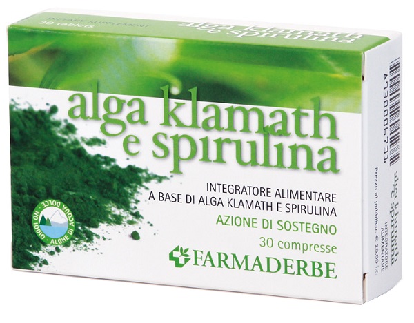 ALGA KLAMATH E SPIRULINA 30 COMPRESSE - pharmaonline24.it