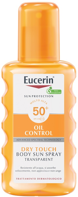 EUCERIN SUN SPRAY TRANSPARENT SPF50 200 ML - pharmaonline24.it