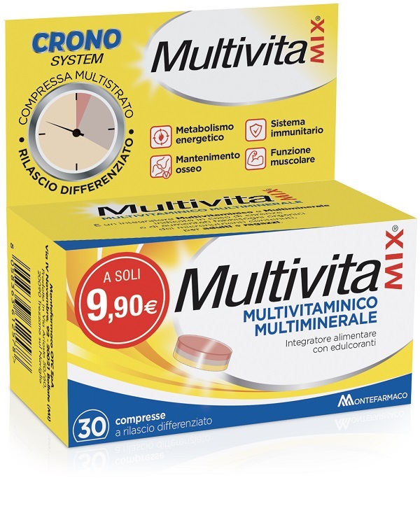 MULTIVITAMIX CRONO 30 COMPRESSE - pharmaonline24.it