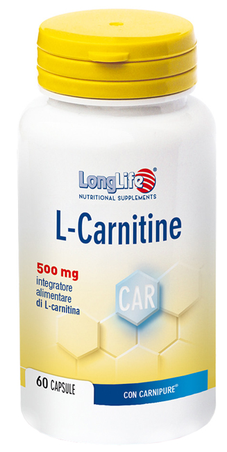 LONGLIFE L-CARNITINE 60 CAPSULE DI GELATINA DA 960 MG - pharmaonline24.it