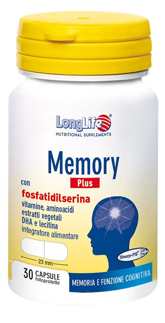 LONGLIFE MEMORY PLUS 30 CAPSULE FOTOPROTETTE - pharmaonline24.it