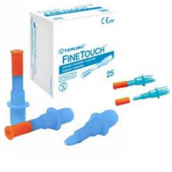 LANCETTE PUNGIDITO FINETOUCH 23 GAUGE 25 PEZZI - pharmaonline24.it