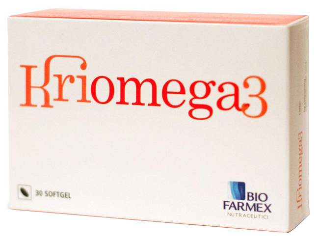 KRIOMEGA 3 30 CAPSULE SOFTGEL - pharmaonline24.it