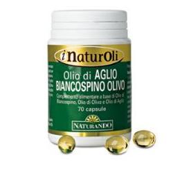 NATUROLI OLIO DI AGLIO BIANCOSPINO OLIVO 70 PERLE - pharmaonline24.it