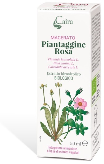 CAIRA PIANTAGGINE ROSA MACERATO IDROALCOLICO GOCCE 50 ML - pharmaonline24.it