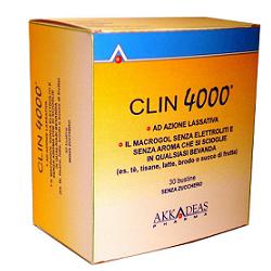 CLIN 4000 LASSATIVO 30 BUSTINE MONOUSO 10 G SENZA ZUCCHERO - pharmaonline24.it