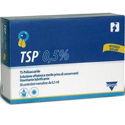 TSP 0,5% SOLUZIONE OFTALMICA UMETTANTE LUBRIFICANTE 30 FLACONCINI MONODOSE 0,5 ML - pharmaonline24.it