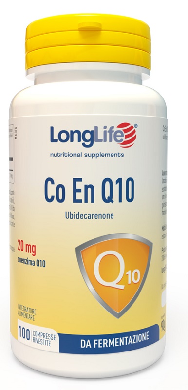 LONGLIFE CO EN Q10 20MG 100 COMPRESSE RIVESTITE - pharmaonline24.it