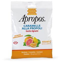 APROPOS CARAMELLE ALLA PROPOLI GUSTO AGRUMI 50 G - pharmaonline24.it