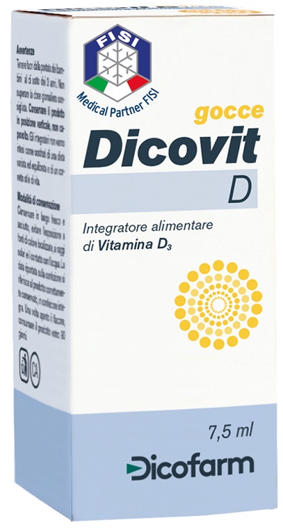 DICOVIT D VITAMINA D3 7,5 ML - pharmaonline24.it