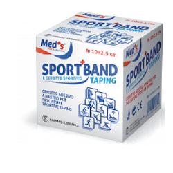 CEROTTO MEDS TELA BIANCA SPORTIVO 1000X2,5 CM - pharmaonline24.it