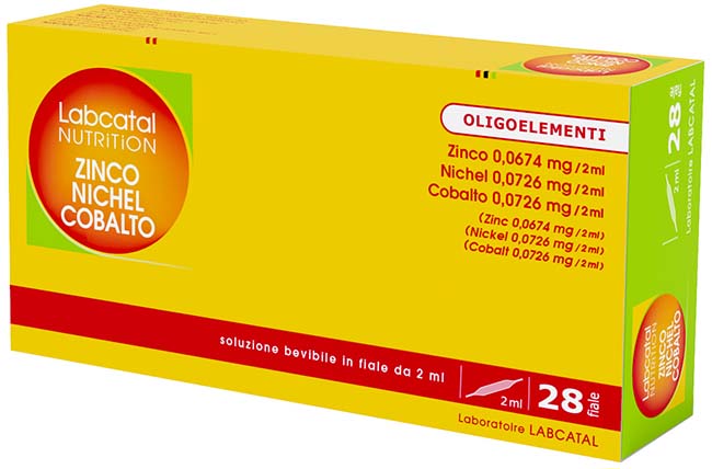 LABCATAL NUTRITION ZINCO/NICHEL/COBALTO 28 FIALE 2 ML - pharmaonline24.it