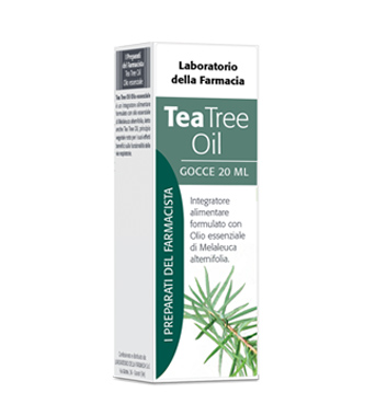 LABORATORIO DELLA FARMACIA TEA TREE OIL OLIO ESSENZIALE GOCCE 20 ML - pharmaonline24.it
