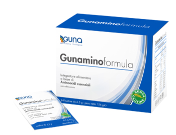 GUNAMINOFORMULA 24 BUSTINE 156 G - pharmaonline24.it