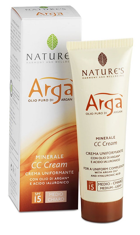 ARGA' CC CREAM VISO MEDIO CHIARA 50 ML NATURE'S - pharmaonline24.it