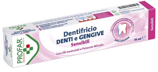 DENTIFRICIO DENTI E GENGIVE SENSIBILI 75 ML PROFAR - pharmaonline24.it