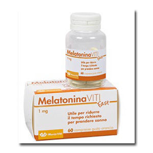 MELATONINA VITI FAST 1MG 60 COMPRESSE GUSTO ARANCIA - pharmaonline24.it