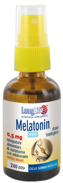 LONGLIFE MELATONIN SPRAY 0,5MG 30 ML - pharmaonline24.it
