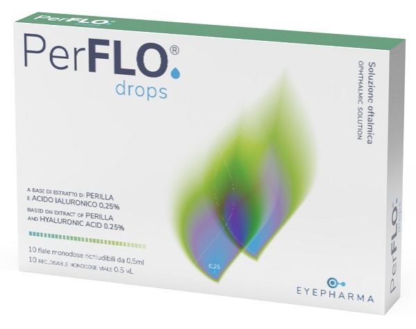 PERFLO DROPS GOCCE OCULARI 10 FIALE MONODOSE - pharmaonline24.it