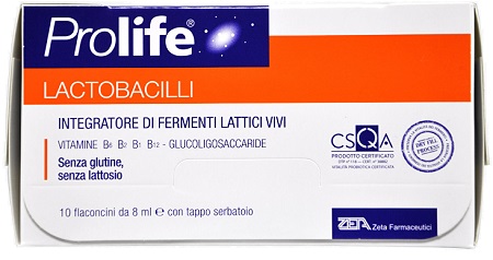 PROLIFE LACTOBACILLI 10 FLACONCINI 8 ML - pharmaonline24.it