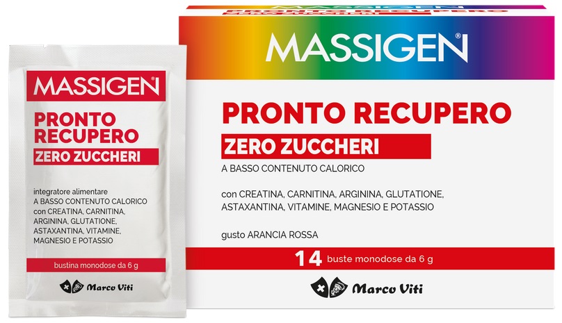 MASSIGEN PRONTO RECUPERO ZERO ZUCCHERI 14 BUSTINE - pharmaonline24.it