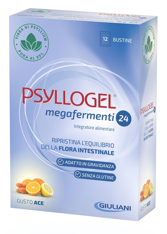 PSYLLOGEL MEGAFERMENTI 24 ACE 12 BUSTE 3 G - pharmaonline24.it