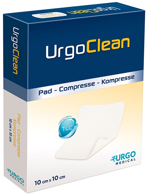 MEDICAZIONE TNT ASSORBENTE GELIFICANTE URGOCLEAN 10X10CM 10 PEZZI - pharmaonline24.it