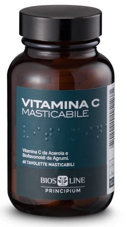 PRINCIPIUM VITAMINA C NATURALE 60 COMPRESSE MASTICABILI 72 G - pharmaonline24.it
