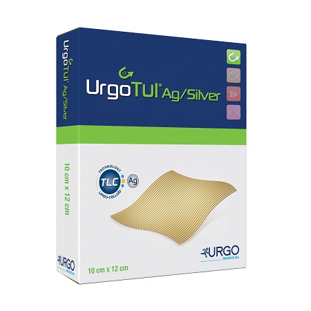 MEDICAZIONE STERILE URGOTUL AG/SILVER 10X12 CM 5 PEZZI - pharmaonline24.it