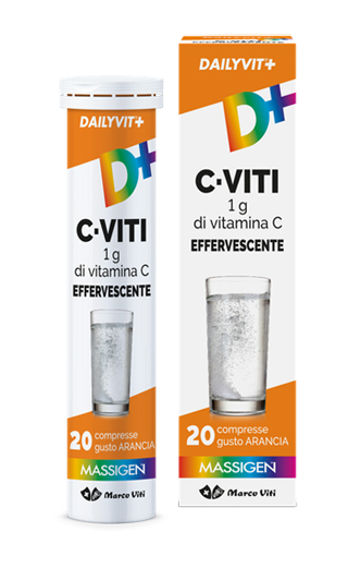 MASSIGEN VITAMINA C 1G EFFERVESCENTE 20 COMPRESSE - pharmaonline24.it