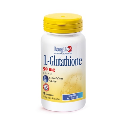 LONGLIFE L-GLUTATHIONE 50 MG 90 COMPRESSE - pharmaonline24.it