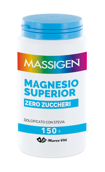MASSIGEN MAGNESIO SUPERIOR ZERO ZUCCHERI 150 G - pharmaonline24.it