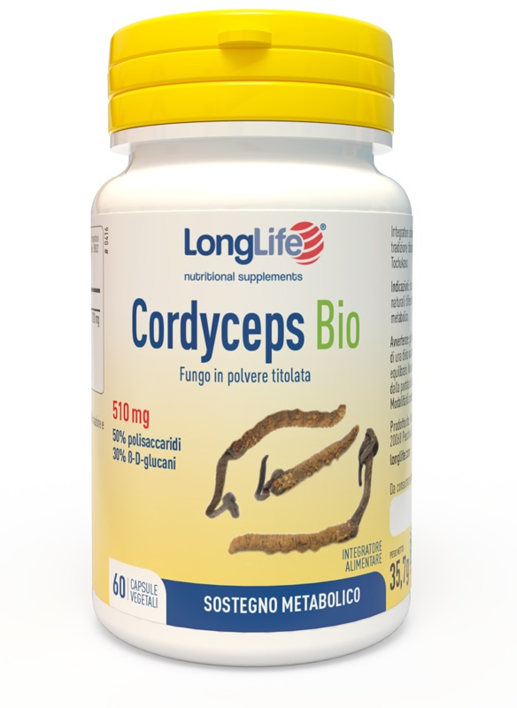 LONGLIFE CORDYCEPS BIO 60 CAPSULE VEGETALI - pharmaonline24.it