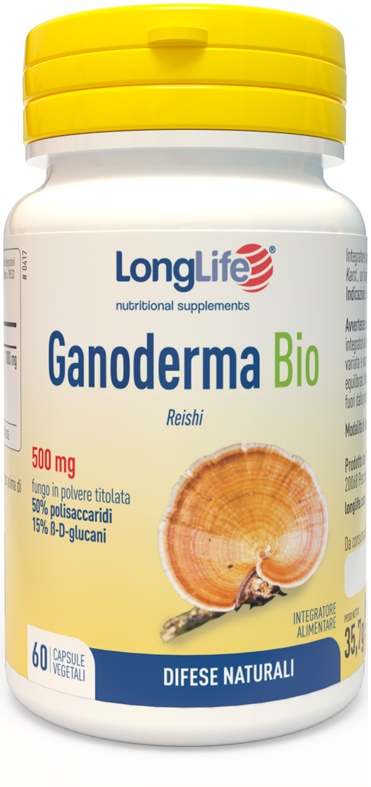 LONGLIFE GANODERMA BIO 60 CAPSULE - pharmaonline24.it