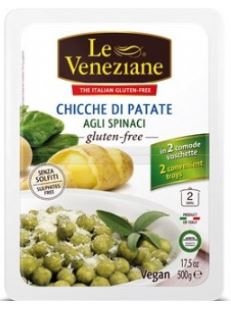 LE VENEZIANE CHICCHE DI PATATE AGLI SPINACI 500 G - pharmaonline24.it