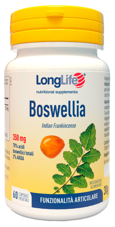 LONGLIFE BOSWELLIA 60 CAPSULE VEGETALI - pharmaonline24.it