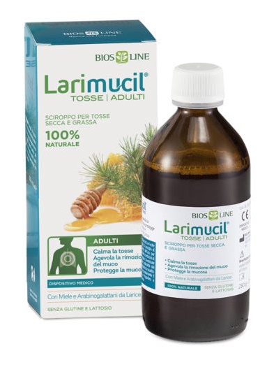 LARIMUCIL TOSSE TOSSE ADULTI SCIROPPO CE 0476V 230 G 175 ML - pharmaonline24.it